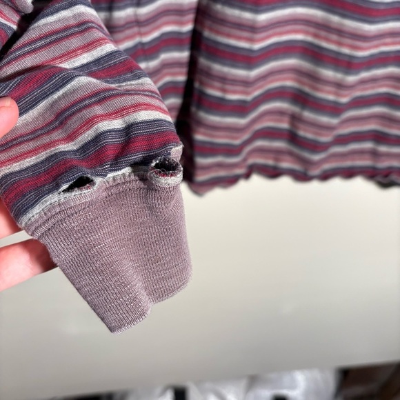 Vintage Lands’ End Super T Striped Long Sleeve Tee - Picture 5 of 8